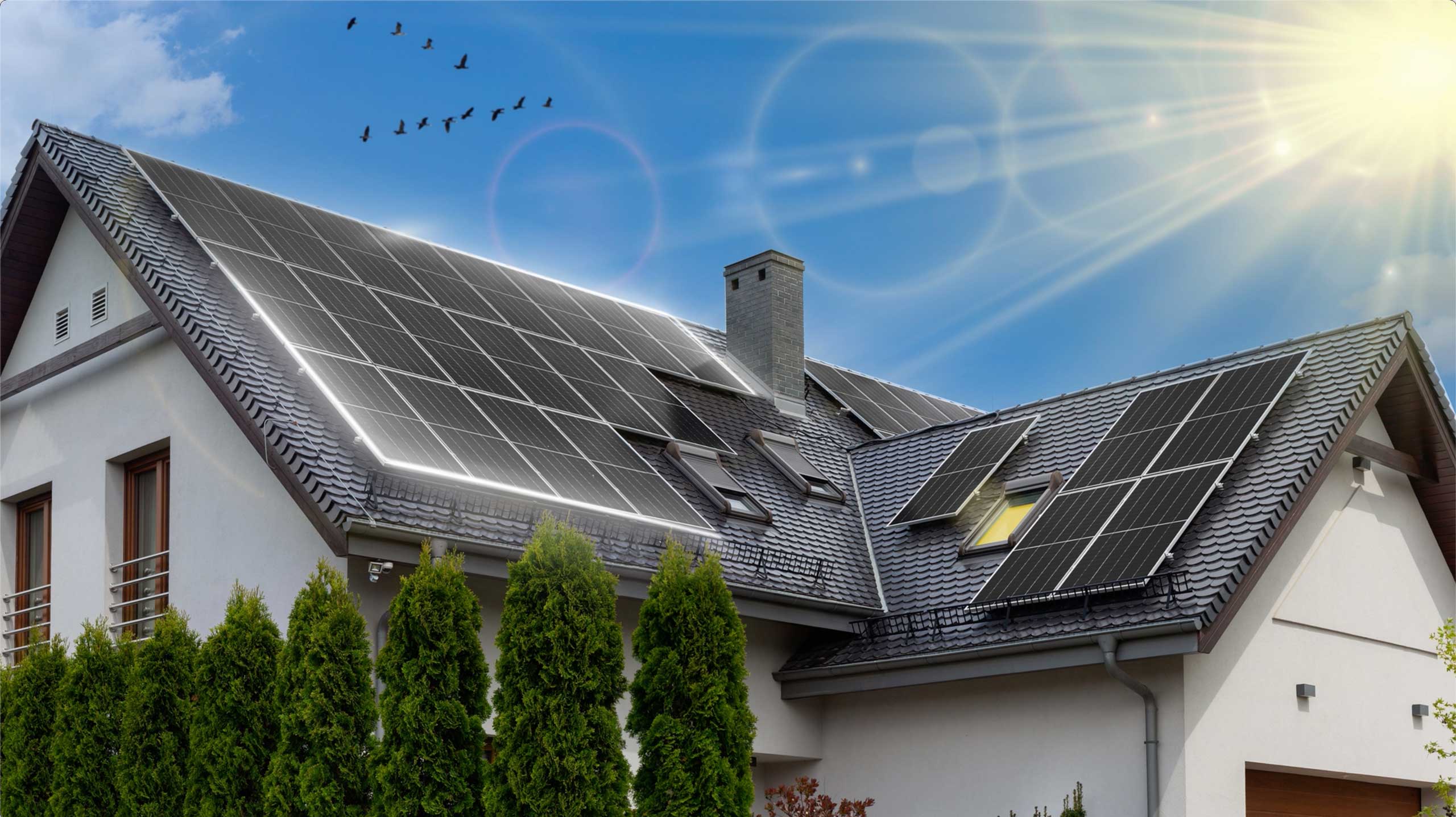 Photovoltaik, Solar, Elektro, Dach Naturwaerme Energiekonzepte