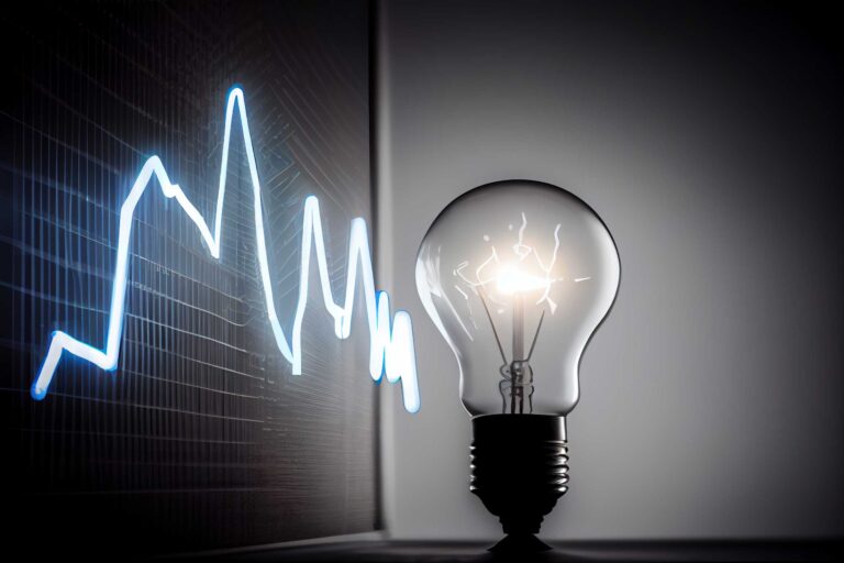Glühbirne und Photovoltaik Modul