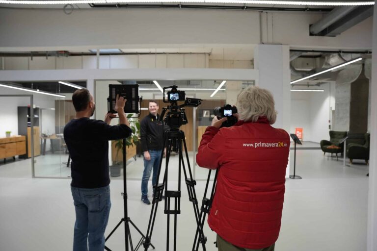 PrimaVera Videoteam bei naturwaerme für neues Imagevideo