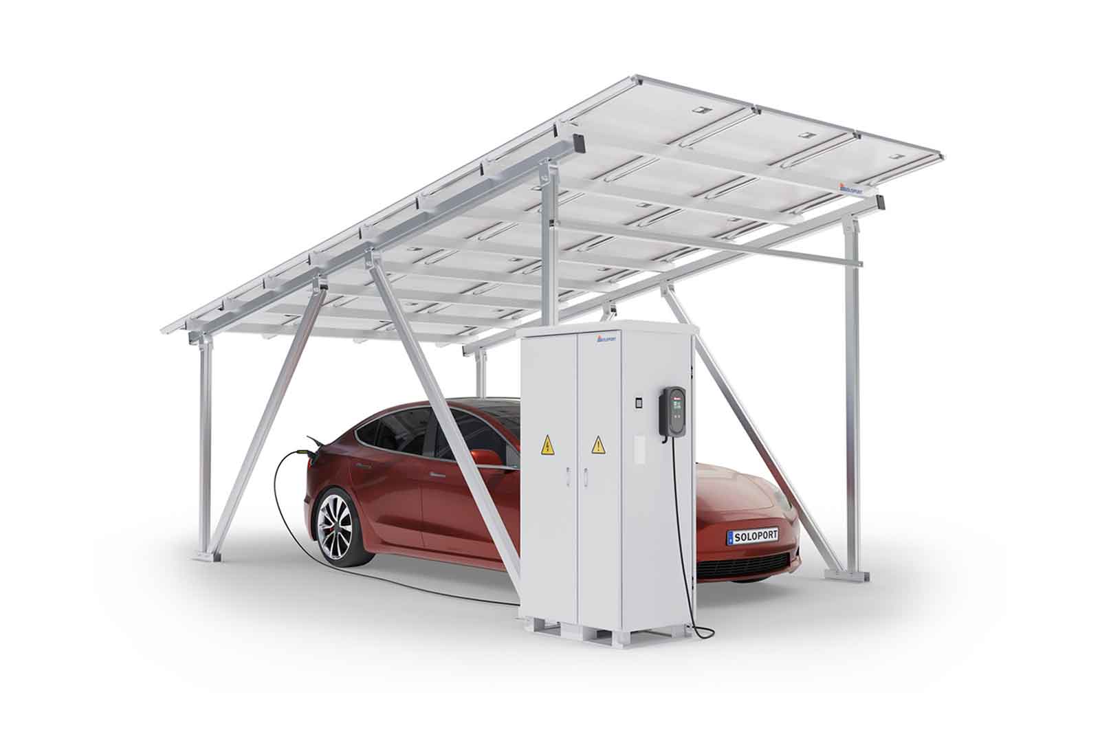 Carport mit Schaltschrank SP40-5-1
