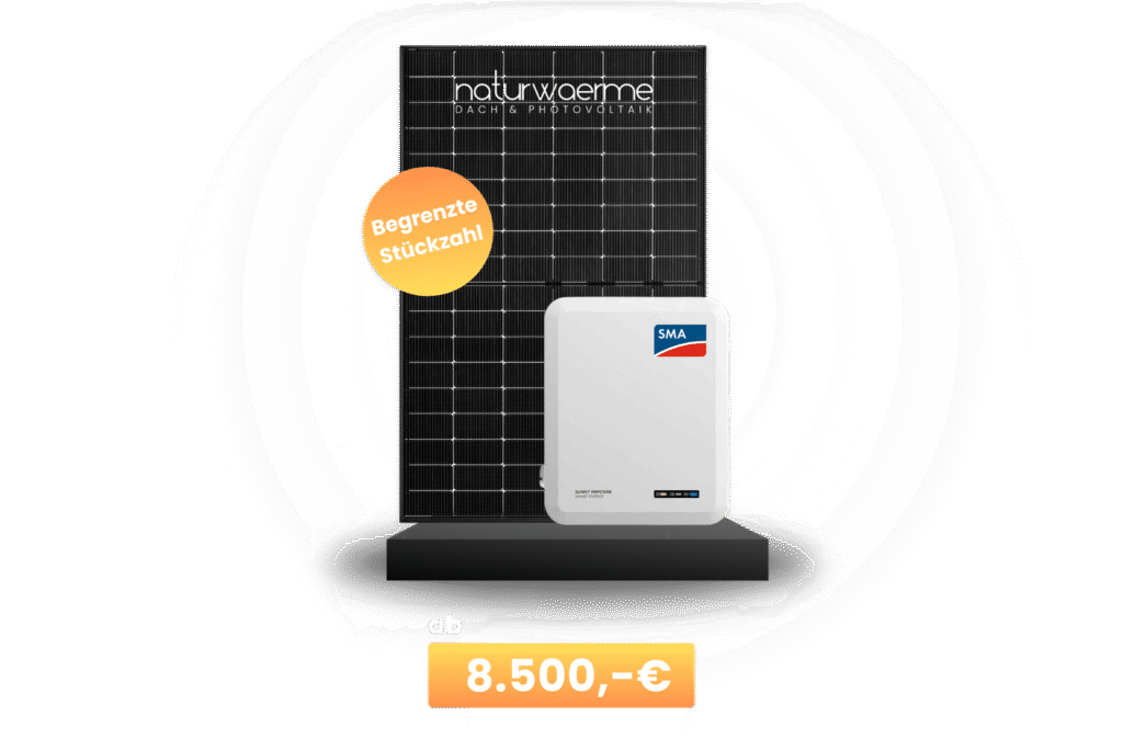 SMA Wechselrichter und Solarmodul
